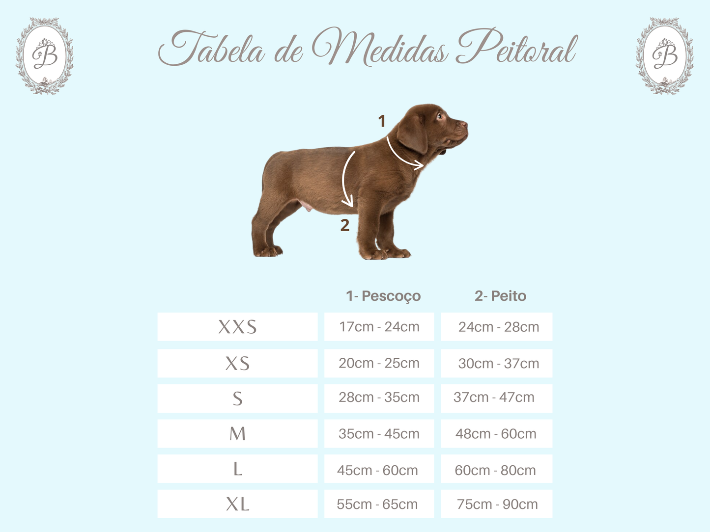 Peitoral peluche - azul bebé