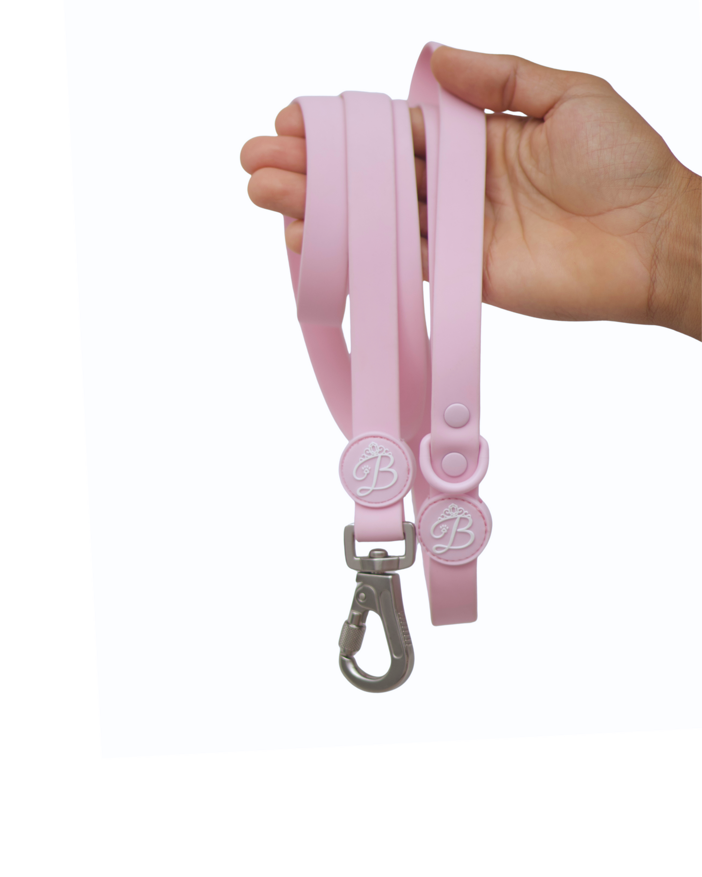 Trela à prova de água rosa bebé