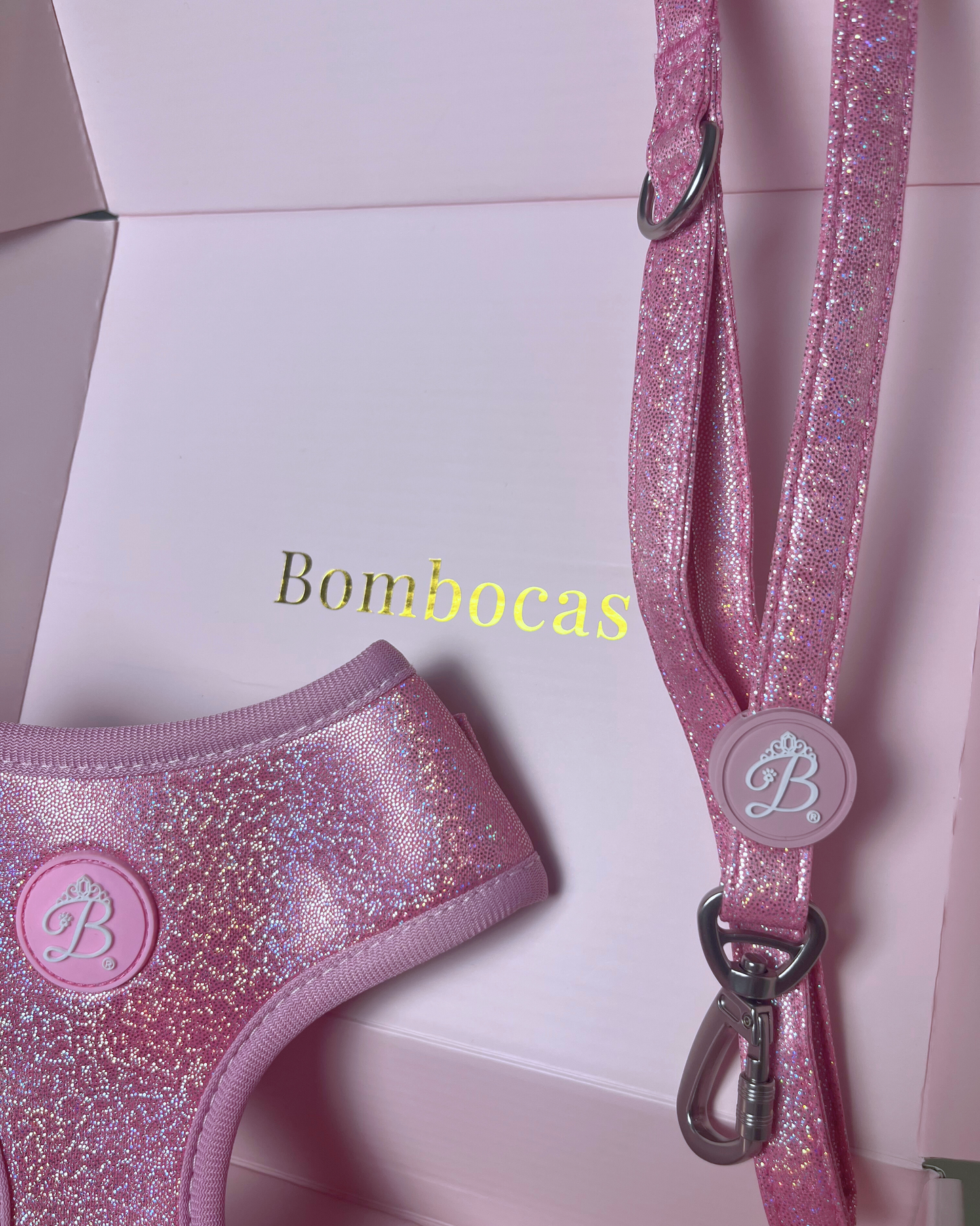 Trela Bling Bling Baby Pink